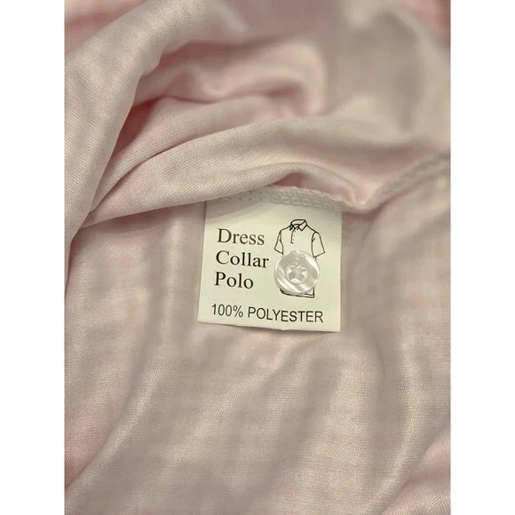 NWOT Collars & Co Men’s XL Quattro Flex Short Sleeve Pink Gingham Button Down - Picture 6 of 7